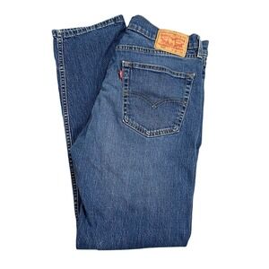 Levi's Men's Straight Jeans in Deep Blue